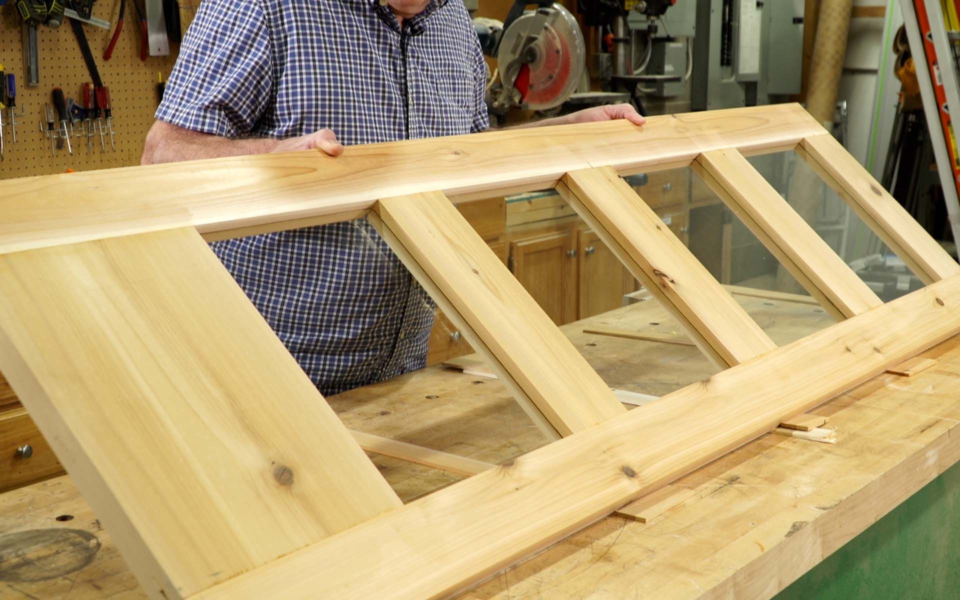 How to build a glass panel door Builders Villa